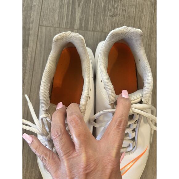 Nike Air Max Plus TN Ultra GS White Orange Size 6Y Women’s 7.5 Sneakers - Picture 5 of 10